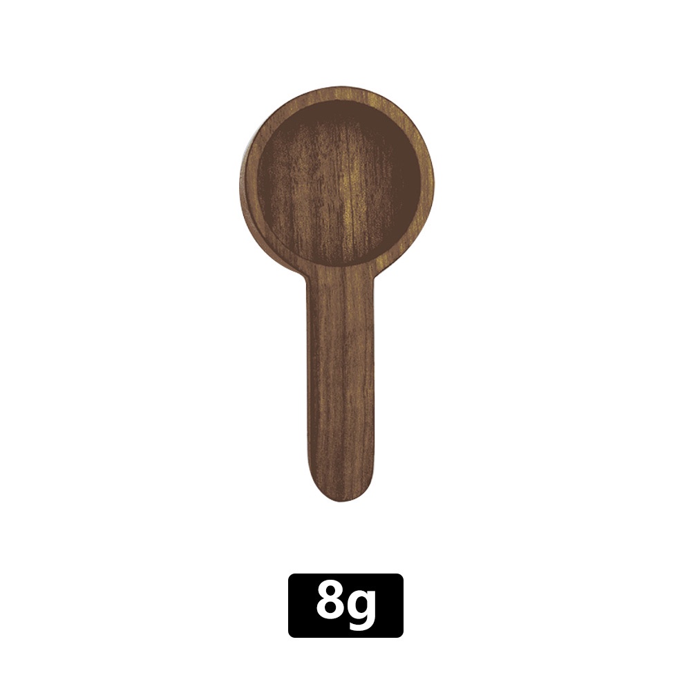 Wooden Coffee Scoop Measuring Scoops For Canisters, Walnut Wood Spoon