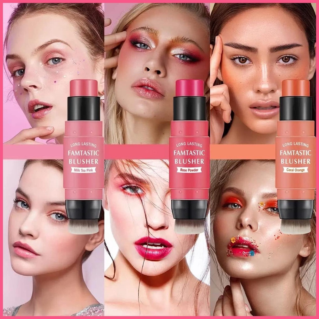 Cream Blush Stick Double Head Blush Sticks Cream Blush Makeup for All