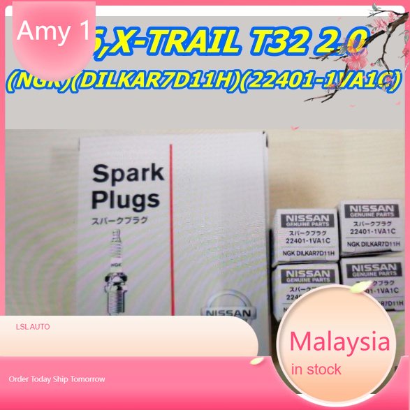 NISSAN SERENA C26,X-TRAIL T32 2.0 SPARK PLUG (IRIDIUM)(NGK)(DILKAR7D11H ...