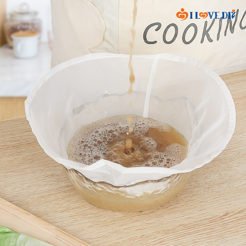Reusable Nylon Filter Mesh Strainer/ Fanshaped Super Fine Colander