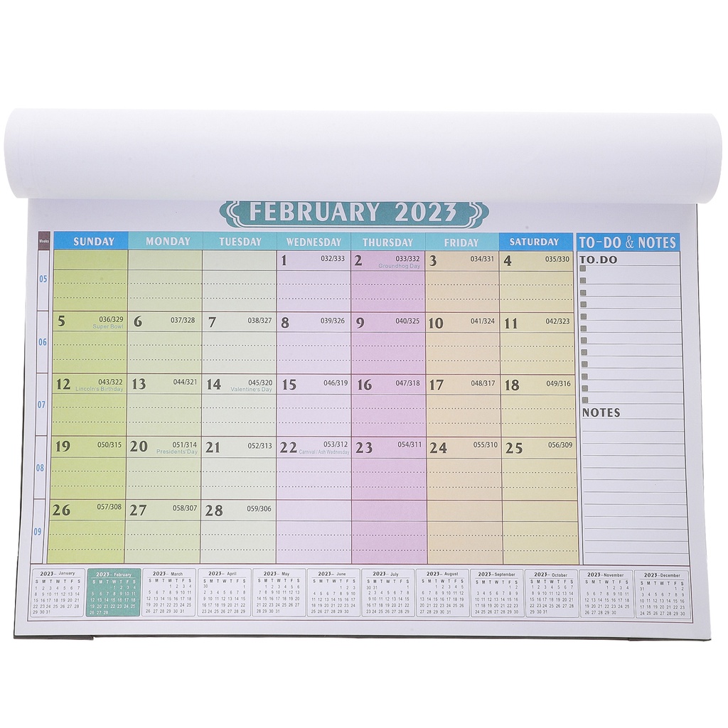 office-calendar-tabletop-accessories-desk-calandar-2023-wall-note
