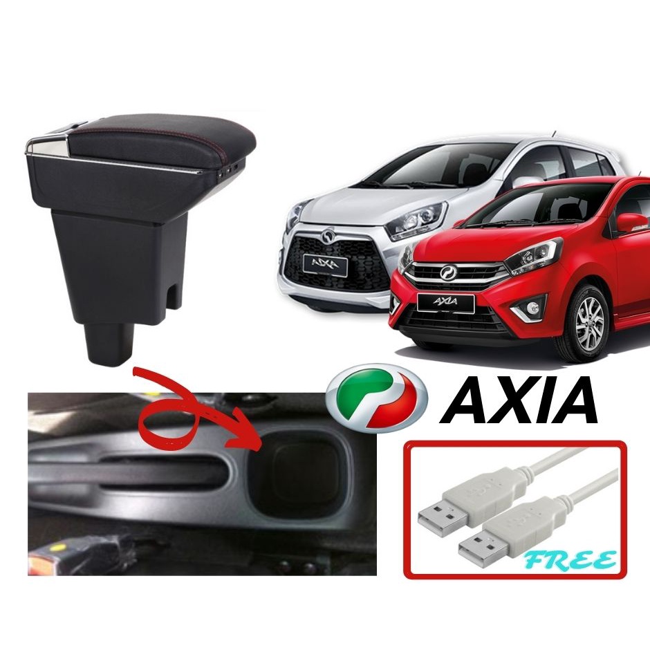 PERODUA AXIA ARMREST Arm Rest with 7 USB Shopee Malaysia