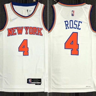 Men's New York Knicks Derrick Rose #4 Blue 2022/23 Swingman Jersey