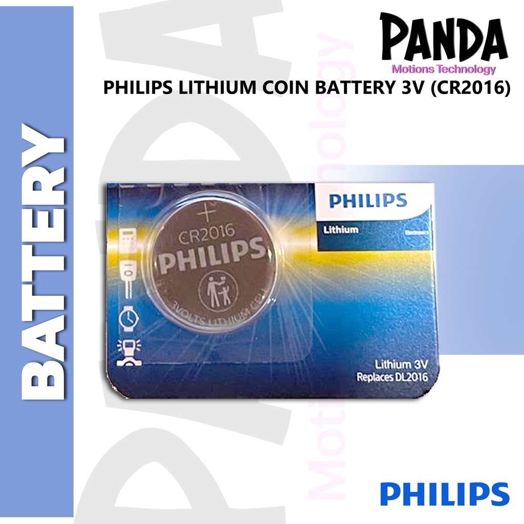 Philips Lithium Coin Battery 3V (CR2016) Shopee Malaysia