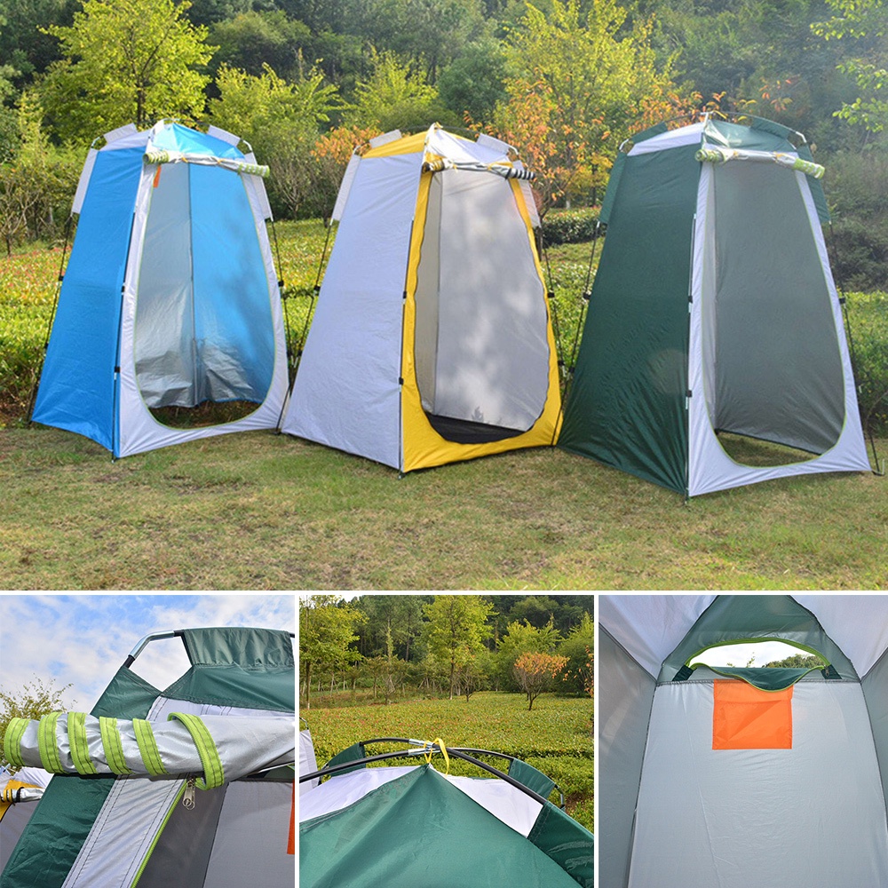 Portable outdoor tent, privacy camping, shower, toilet, changing room