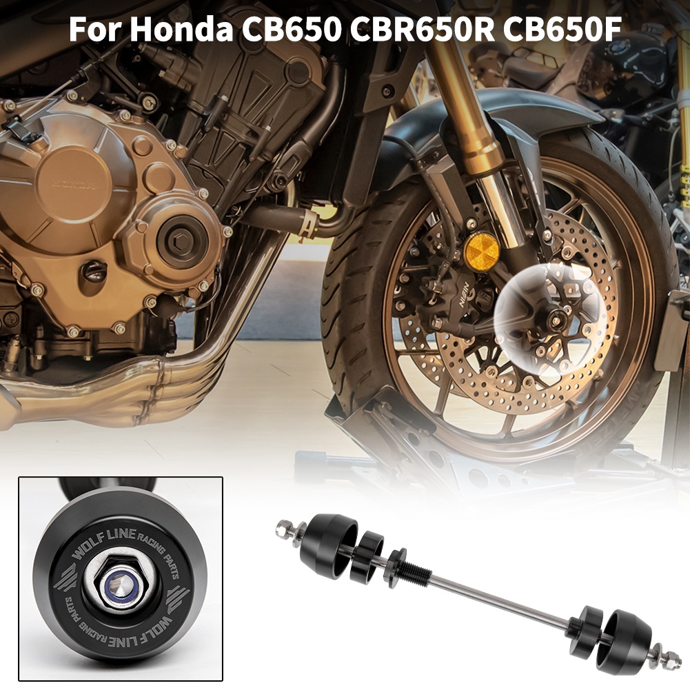 CNC Frame Sliders For Honda Grom MSX125 (2013-2018) - Red Anodized Aluminum Crash Protection