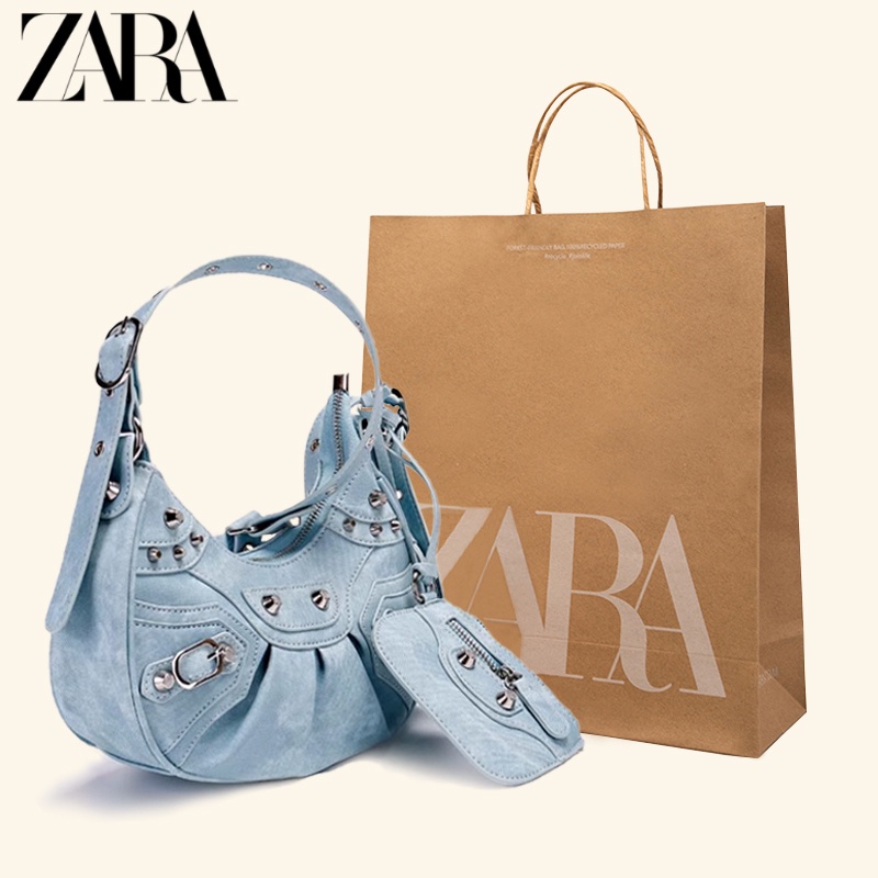 ZARA Handbag Moon Bag 2023 New Mini Sling Shoulder Abg Crossbody