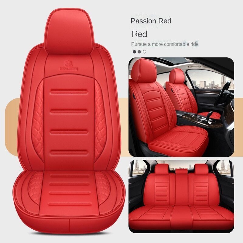 Toyota Unser Frist Model Car Seat Leather Cushion Sarung Kusyen Full