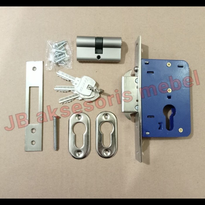 KAYU Mekar PUSH LOCK BODY - SLIDING FREDER WOODEN DOOR LOCK BODY ...