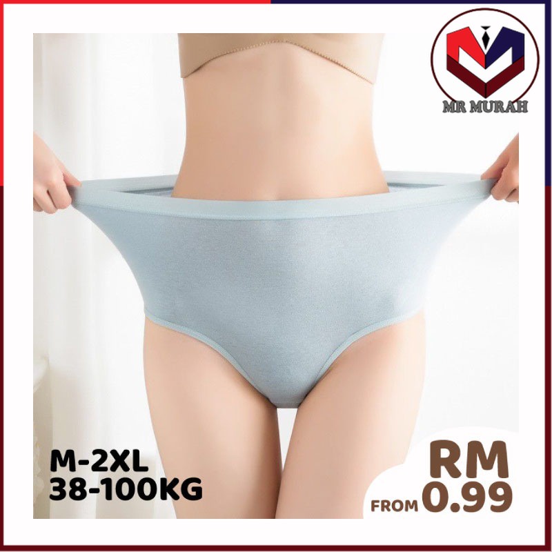 Mr Murah Plus Size M Xxl High Waist Women Panties Spender Underwear
