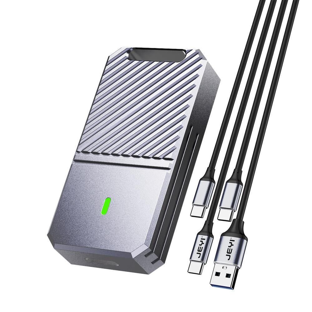 JEYI i9 2230 NVMe HDD SSD Enclosure JMS583 TYPEC 3.1 PCIe USB3.2 10Gbps Aluminum M.2 Case Portable External Solid State Disk Box Supports UASP TRIM Shopee Malaysia