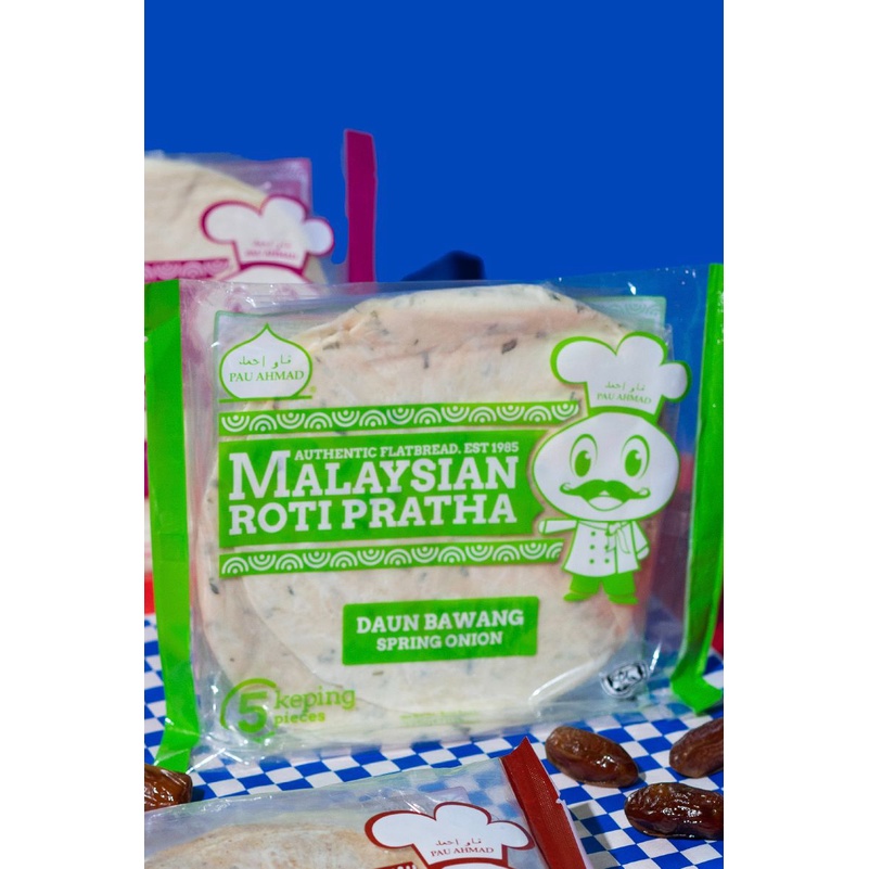 Pau Ahmad Roti Paratha Spring Onion (5pcs x 80g) | Shopee Malaysia