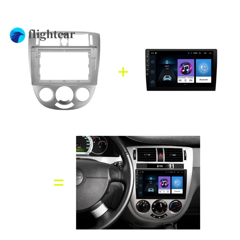 Flightcar 2Din Car Radio Face Plate Frame Stereo Panel for BUICK