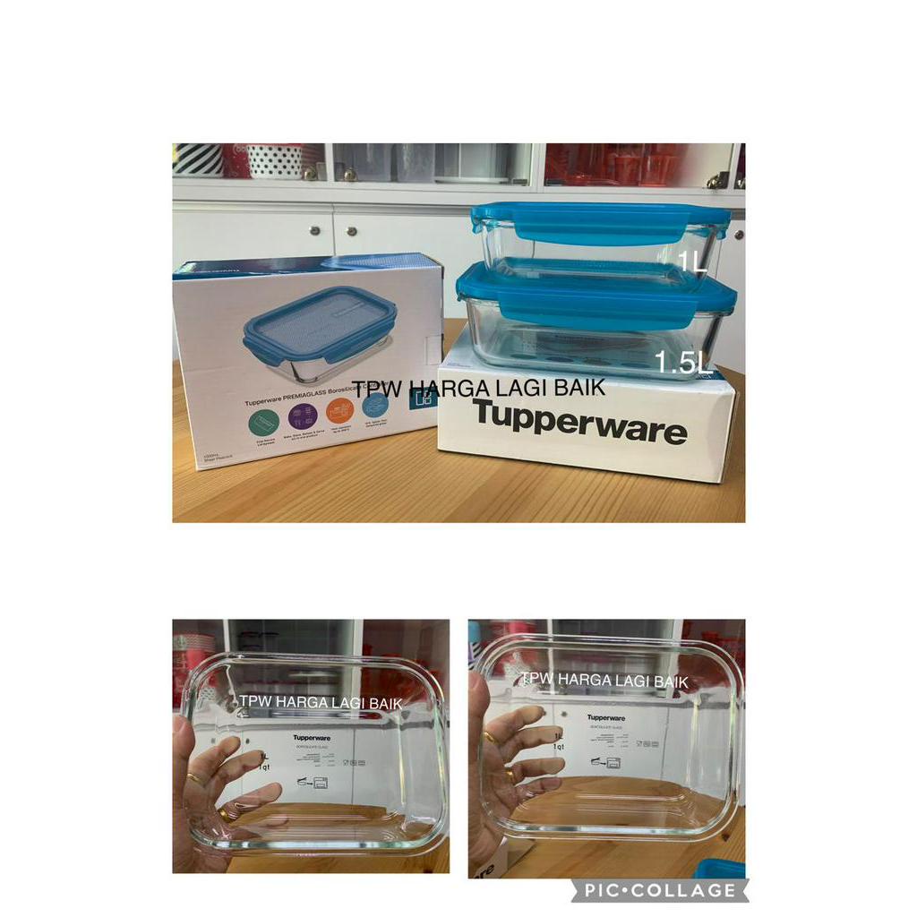 Tupperware PremiaGlass Set , 1L n 1.5L | Shopee Malaysia