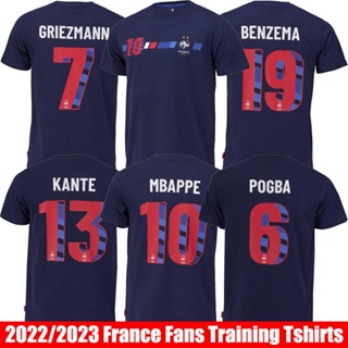 Wholesale 2022 France soccer jersey home away BENZEMA MBAPPE