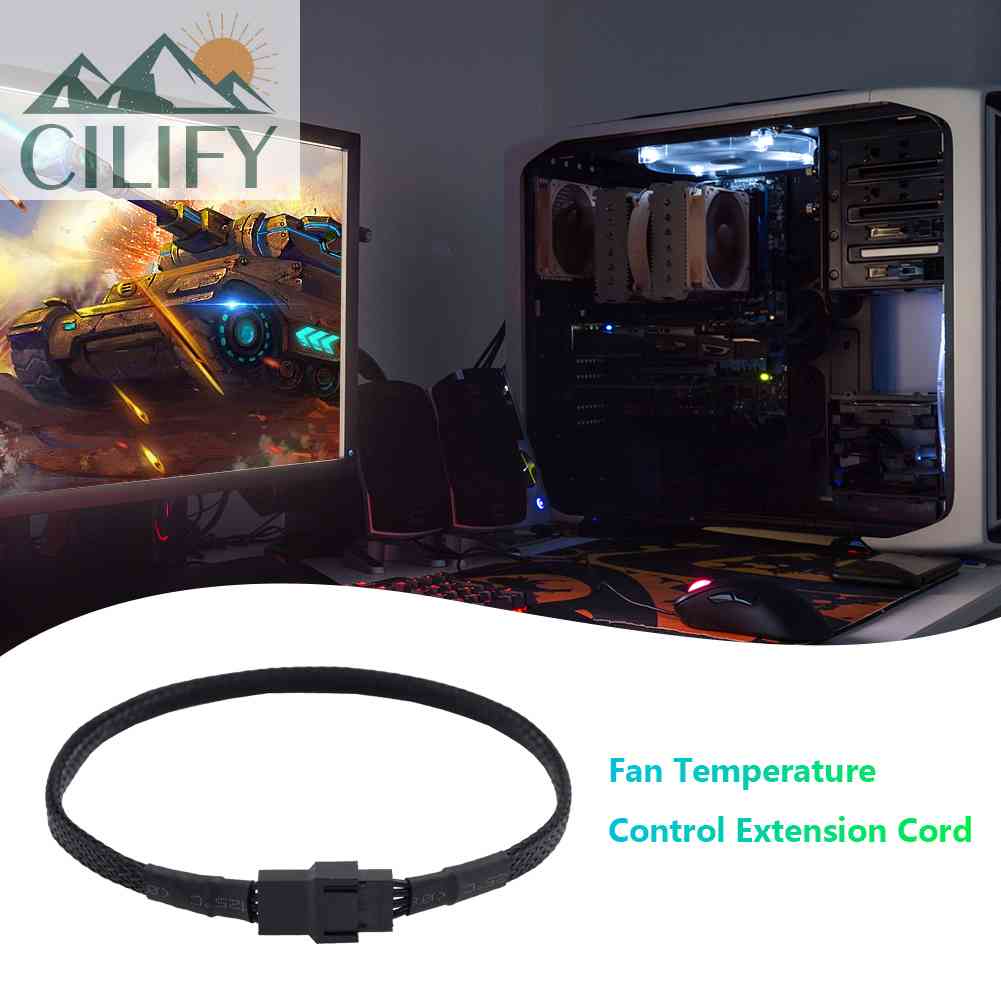 30cm 4 Pin Cooling System Motherboard PC Case CPU Fan Extension Adapter ...