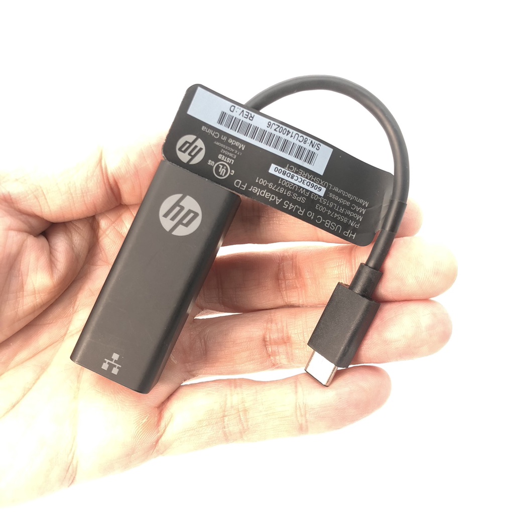 855474003 918779 001 Suitable For HP USB C TO RJ45 Gigabit