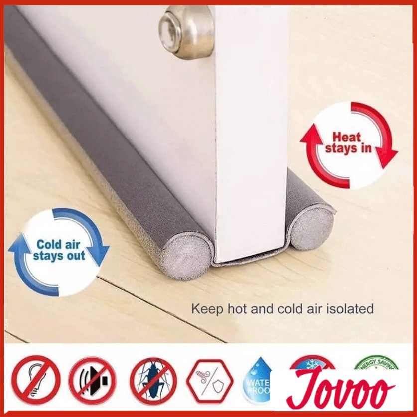 JOVOO DOOR DRAFT GUARD STOPPER SOUND PROOF REDUCE NOISE PINTU DOOR ...