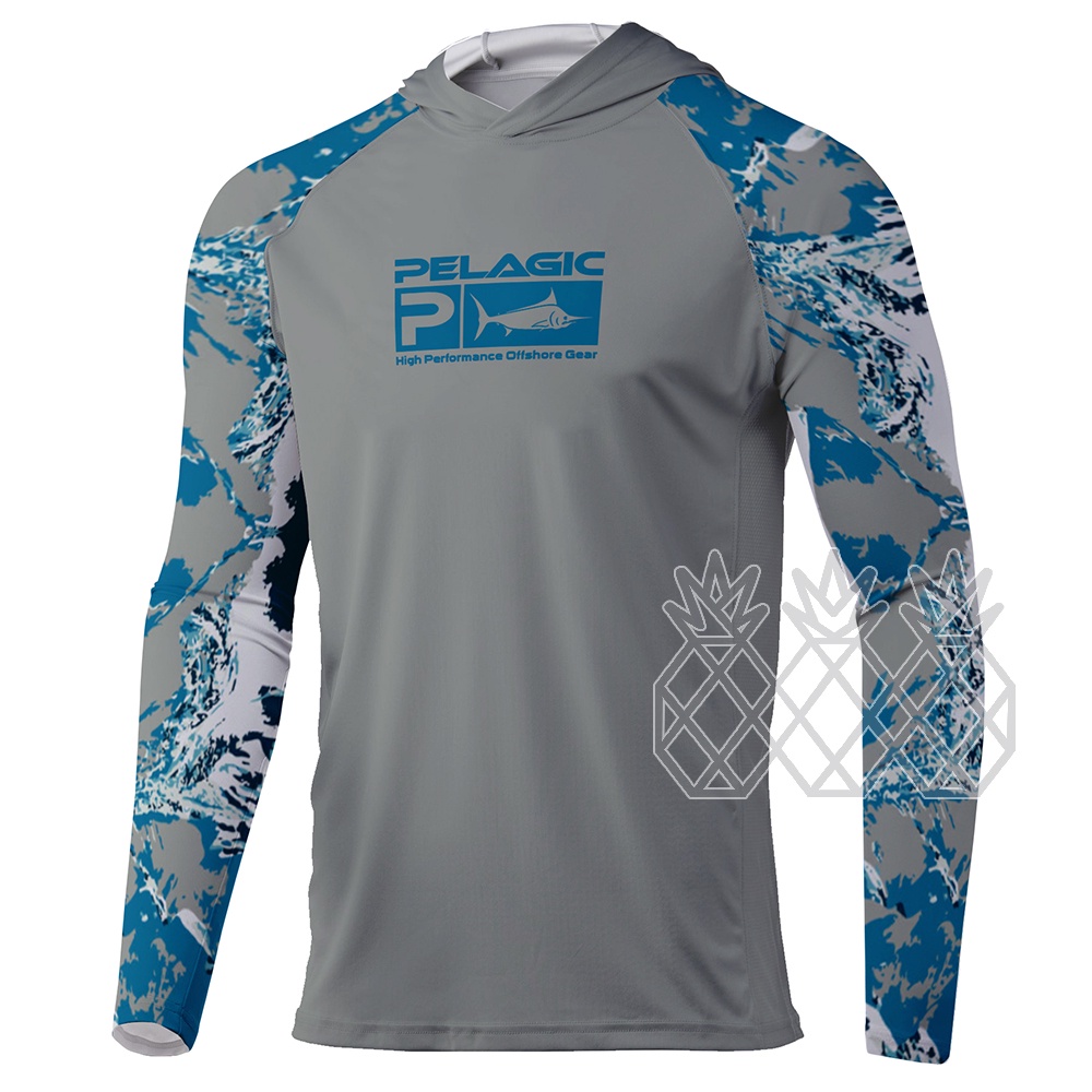 Pelagic Fishing Shirts UPF 50 Breathable Fishing Hoodie Clothes Men Long Sleeve Sweatshirts Summer Uv Protection Fishing Tops Shopee Malaysia