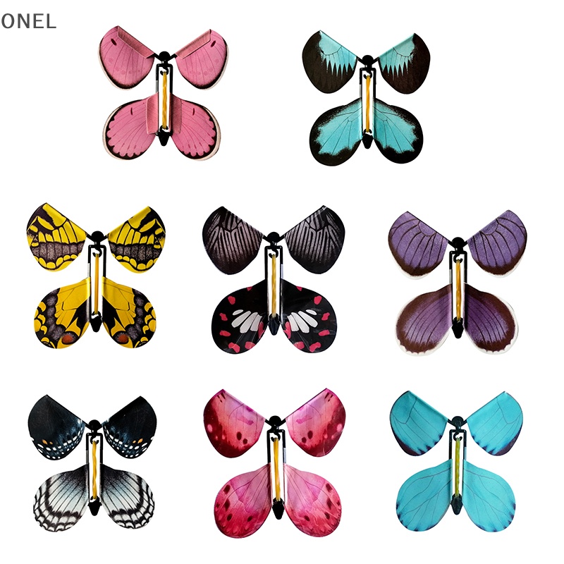 on Magic Butterfly flying Card Toy with Empty Hands Butterfly Wedding