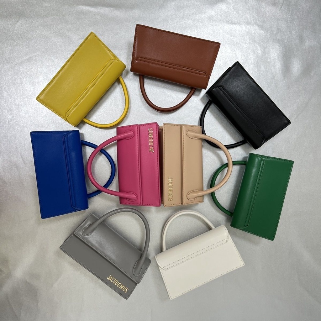 【The Same Style Of STAR】Jacquemus Small Flap Bags Women's Cross Body Bag and Purse Girls