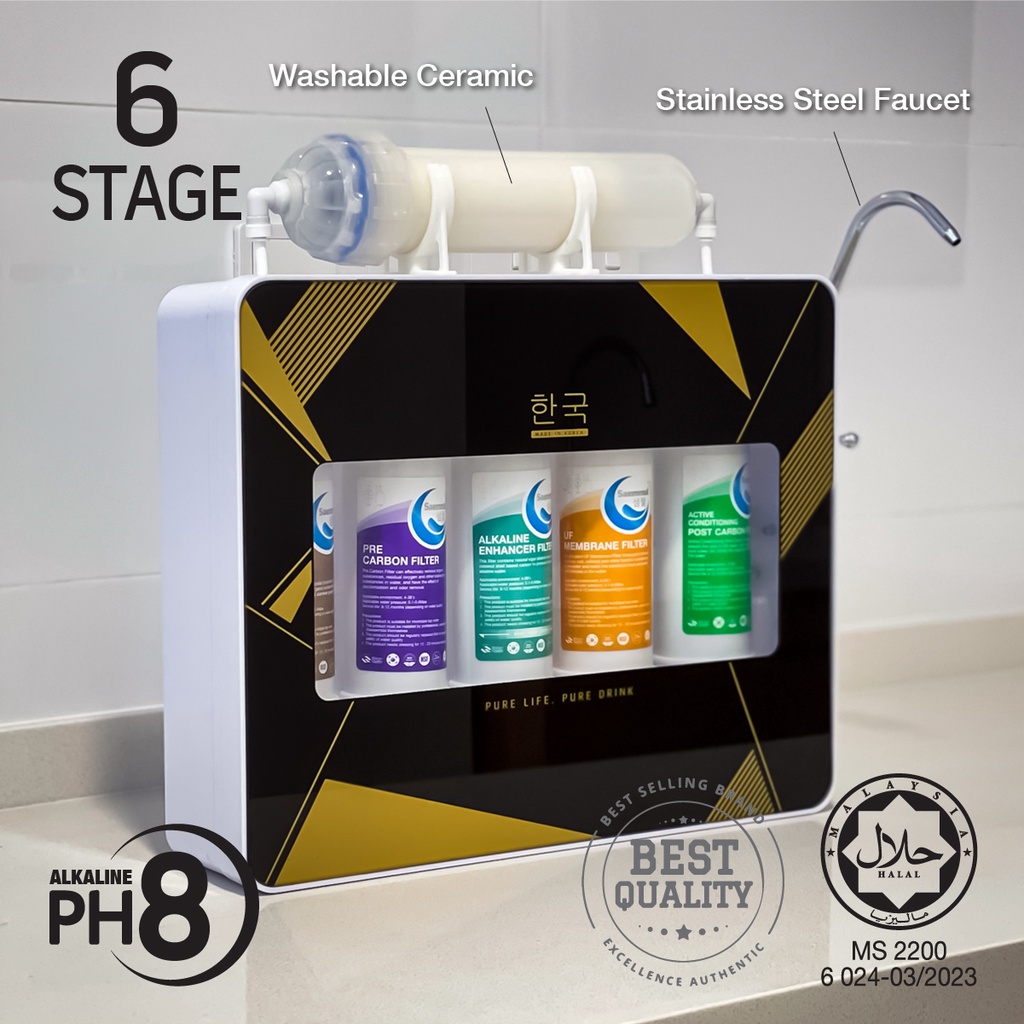 KOREAN SAEMMUL 6 STAGE ALKALINE WATER FILTER SYSTEM Shopee Malaysia