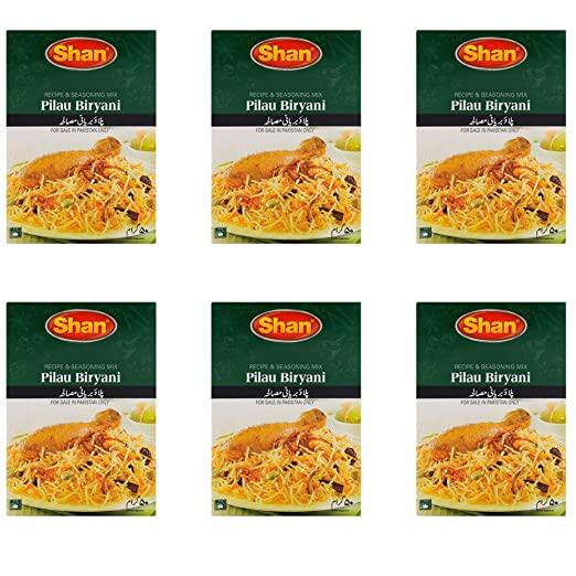Shan Masala Pilau Biryani 6Pcs Spice Mix 50gm Rempah Briyani Shan
