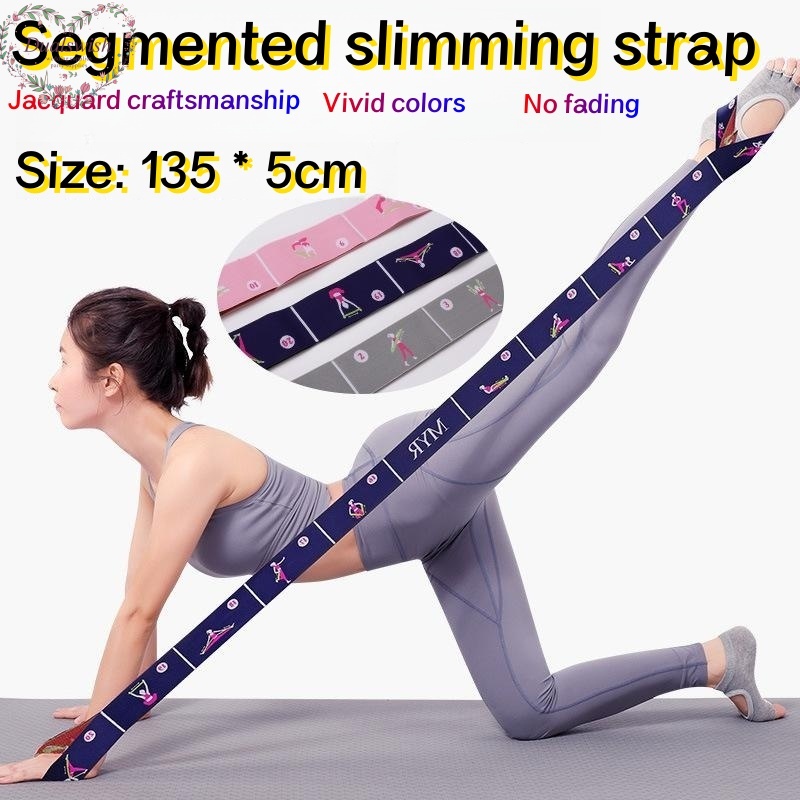 Dualswish Yoga Stretch Resistance Band Fitness Gymnastics Dance Latin Training Band Leg Back 