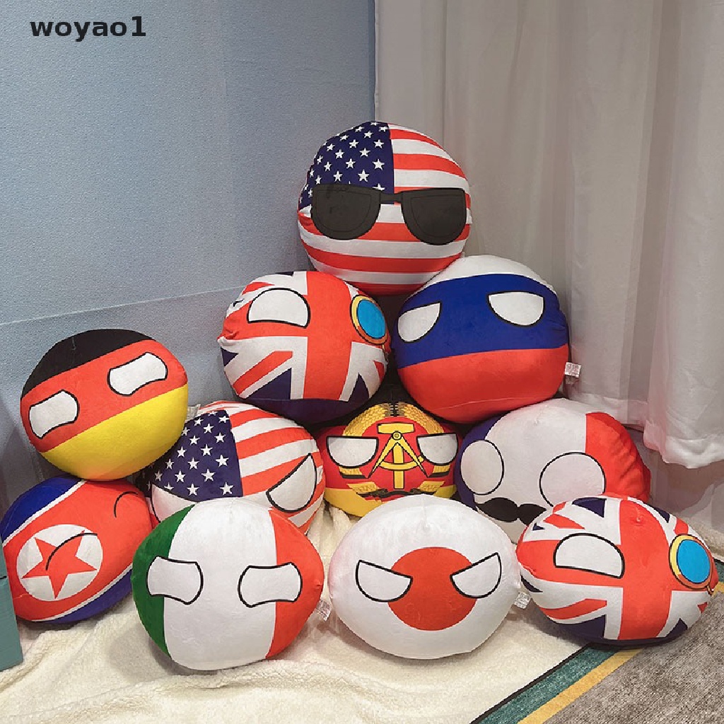 [woyao1] 10cm Country Ball Plush Toy Polandball Pendant Countryball ...