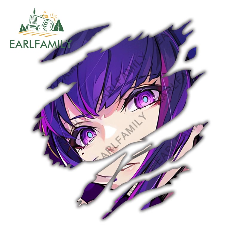 EARLFAMILY 13cm x 11.4cm Genshin Car Stickers RV Decal Camper ...