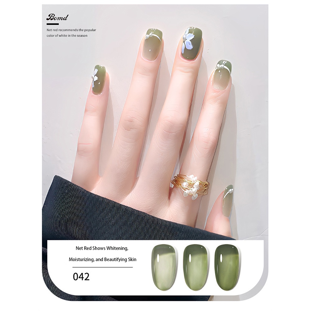 BOMD 42 Colors Ice Transparent Nail Gel Polish 2023 New Semi-permanent ...