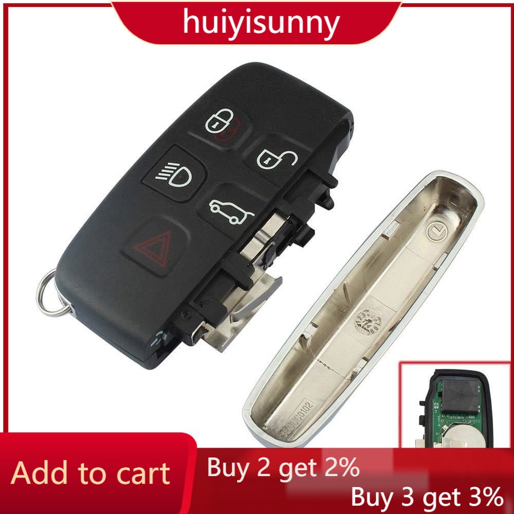 315Mhz / 433Mhz 5Buttons Remote key Fob For Land Rover LR4 Range Rover Evoque Sport KOBJTF10A