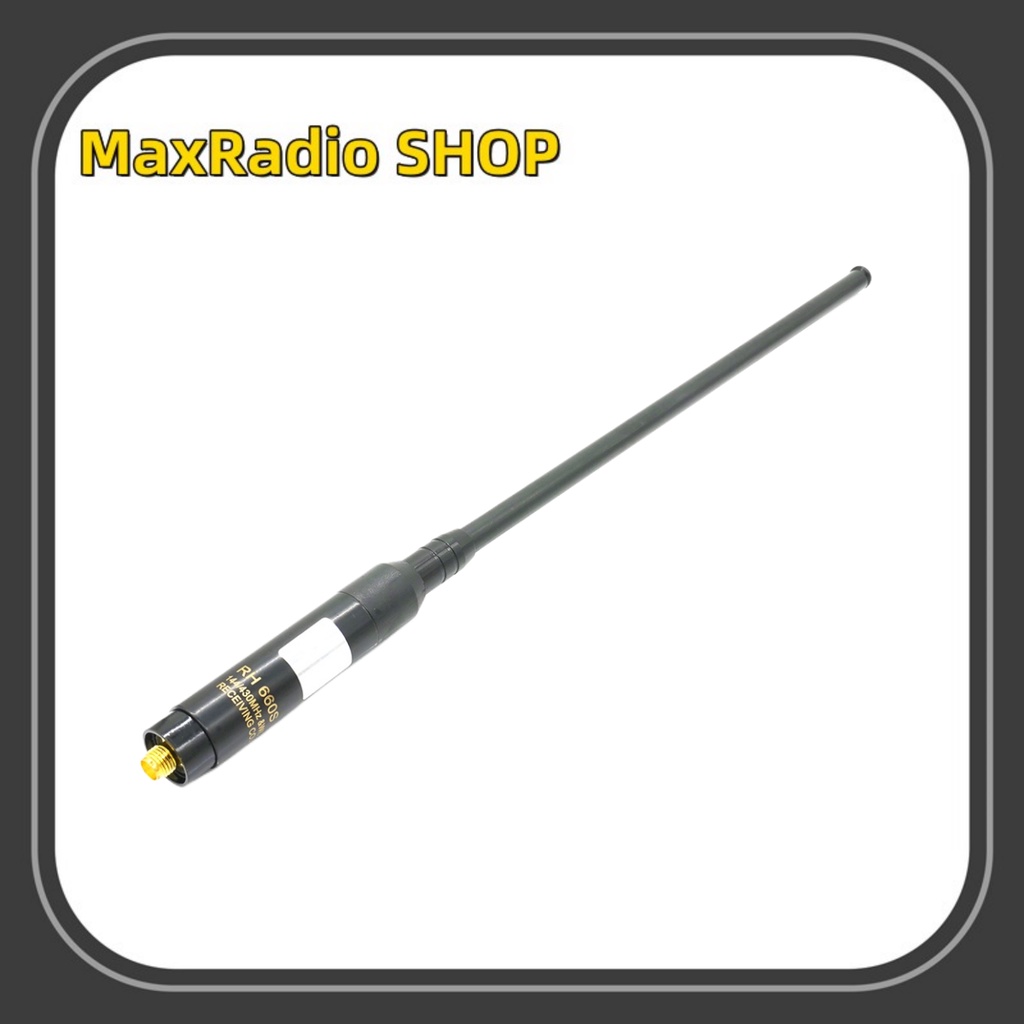 Antenne Télescopique Double Bande 144/430MHz SMA-F - Pour Walkie-Talkies Baofeng, Kenwood, Puxing