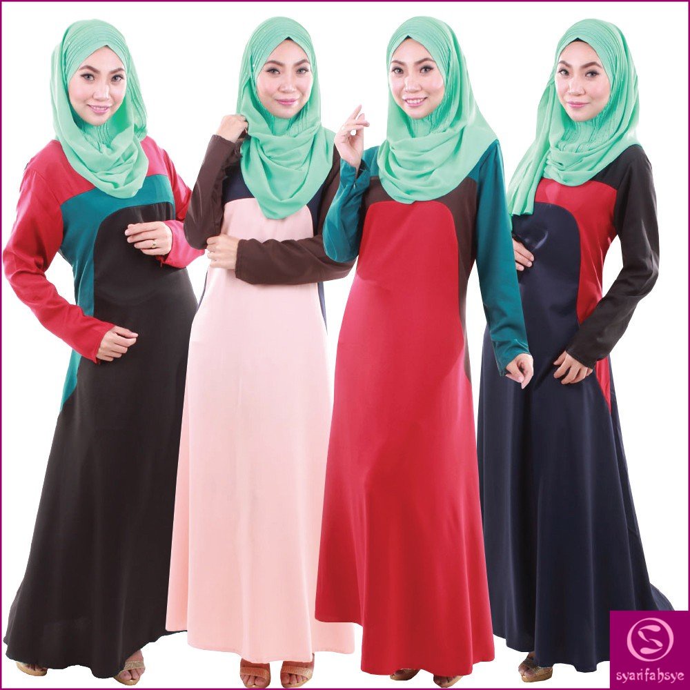 Zahira Cotton Poly Wudhu Jubah Dress PH JU2310 Shopee Malaysia