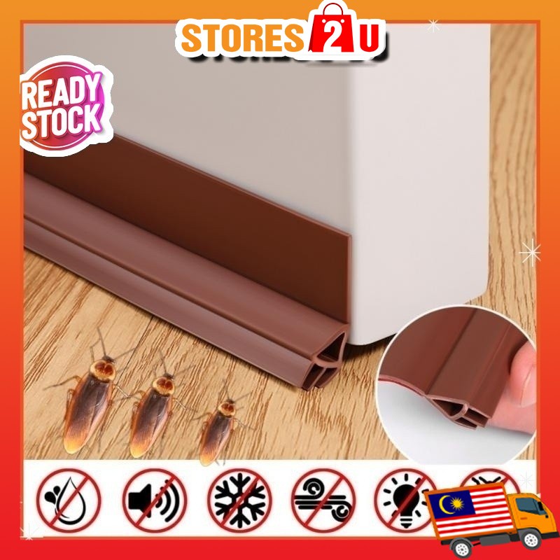 93cm Door Gap Bottom Sealing Strip 3 Layer SelfAdhesive Insect Wind