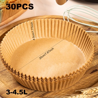 Air Fryer Liners 8 Inch 30/100 Pcs, Square Disposable Paper Liners