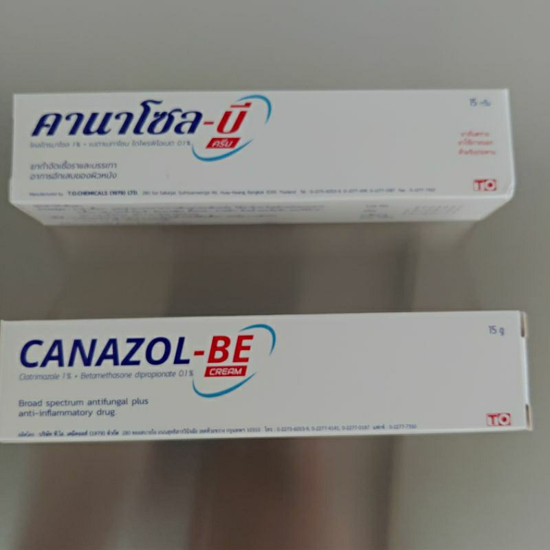 Original Thailand CanazolBe Cream 15g Antiimflammatory Antifungal