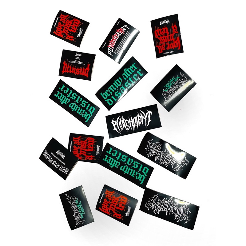 Original punishment merchandise Sticker | Shopee Malaysia
