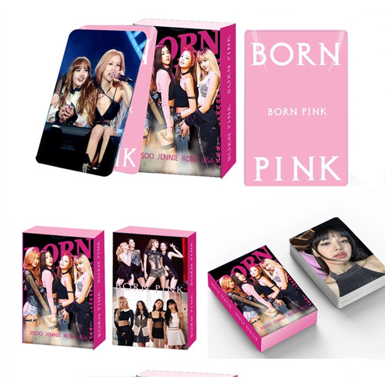 55pcs/box BLACK-PINK World Tour BORNPINK Photocards Concert Lomo Cards ...