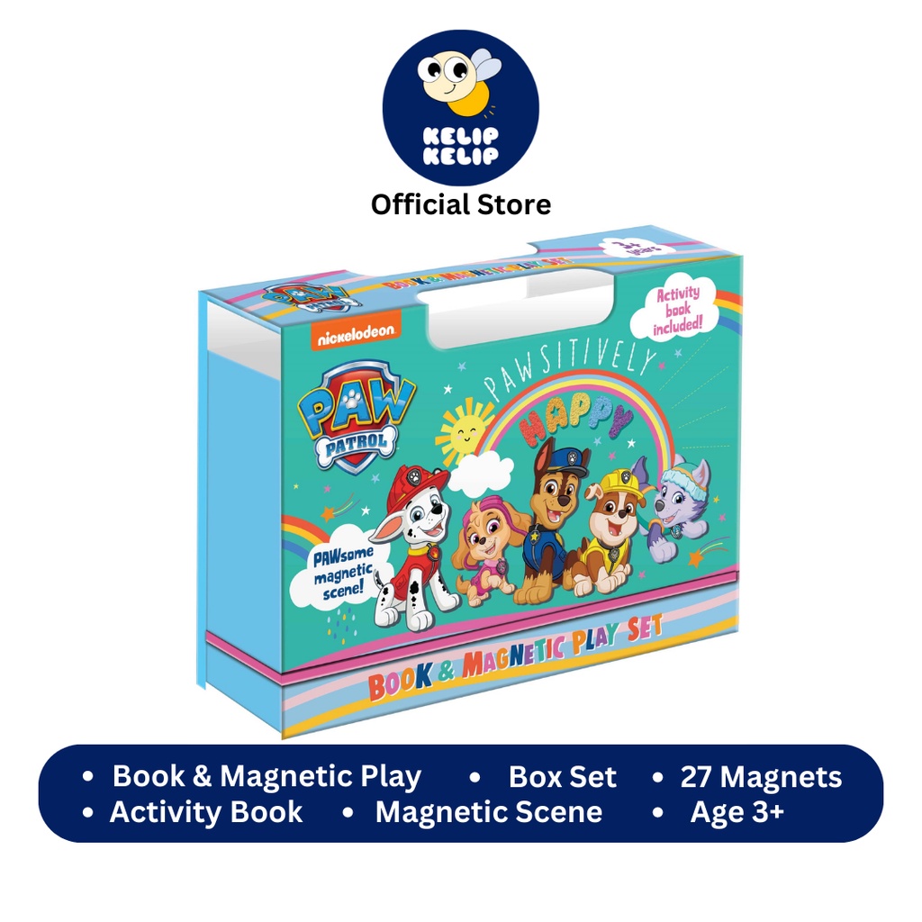 Paw Patrol Activity Book & Magnet Play Box Set For Kids With Magnets ...