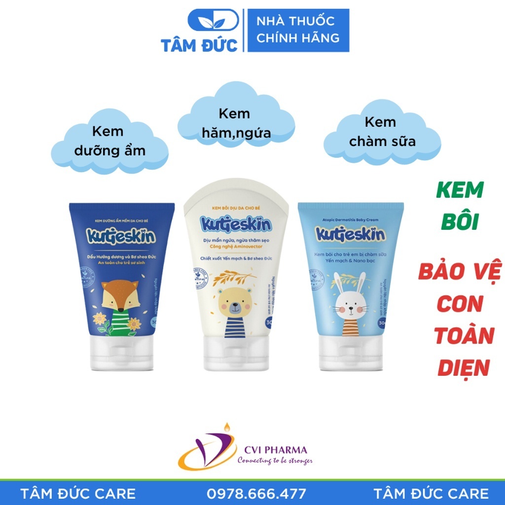 Kutieskin Lotion Cream For Skin Care Eczema Itchy Milk Diaper Rash Tub 30gCIVGenuine 4176187