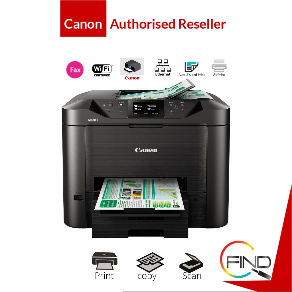 Canon MAXIFY MB5470 AllInOne Business Inkjet Printer (Print/Scan/Copy