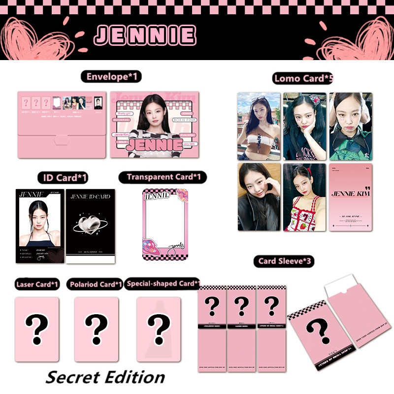 BP Kaji Card Collection JISOO JENNIE LISA ROSE Laser Hologram