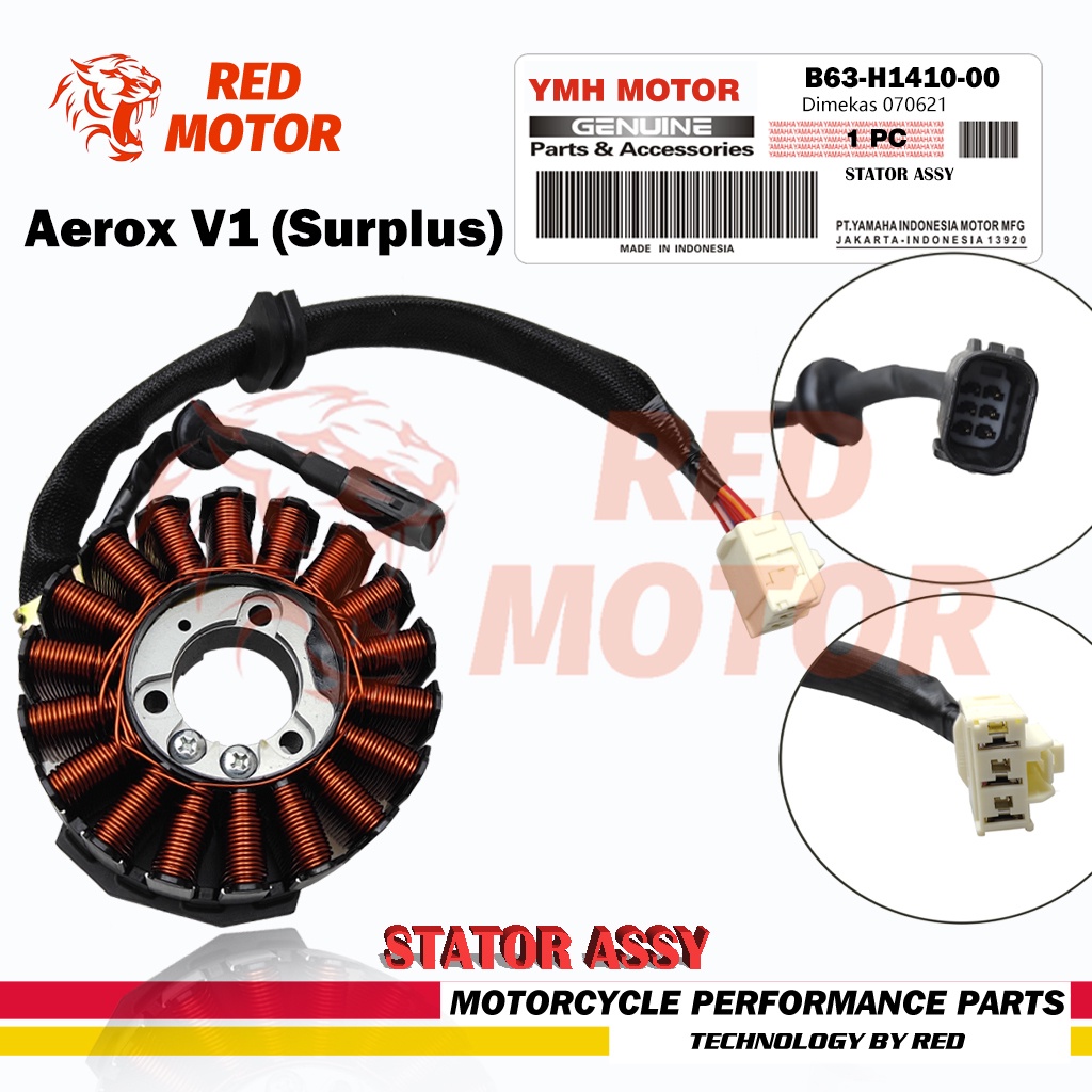 B63H141000 Stator Assy Aerox V1 (Surplus) Shopee Malaysia