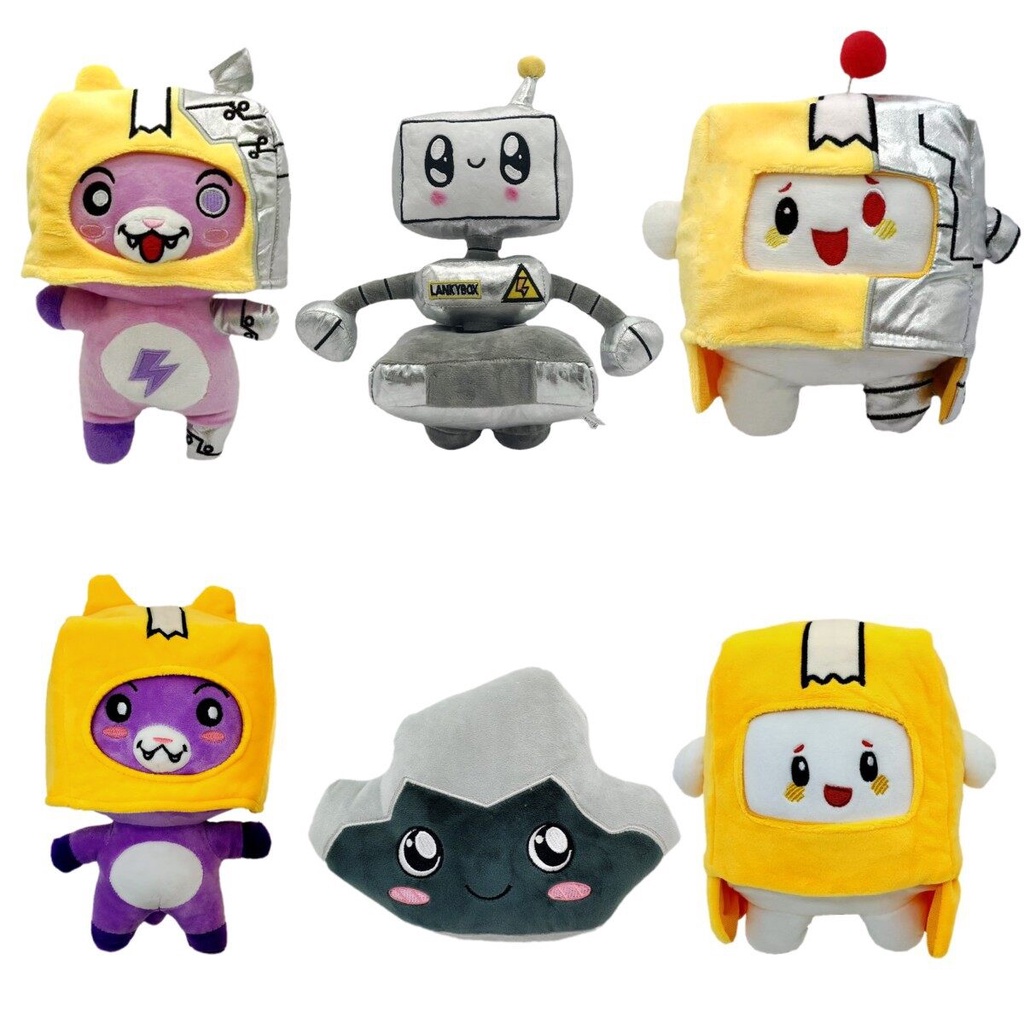 Lankybox Removable Cartoon Robot Soft Toy Plush Children's Gift Turned ...