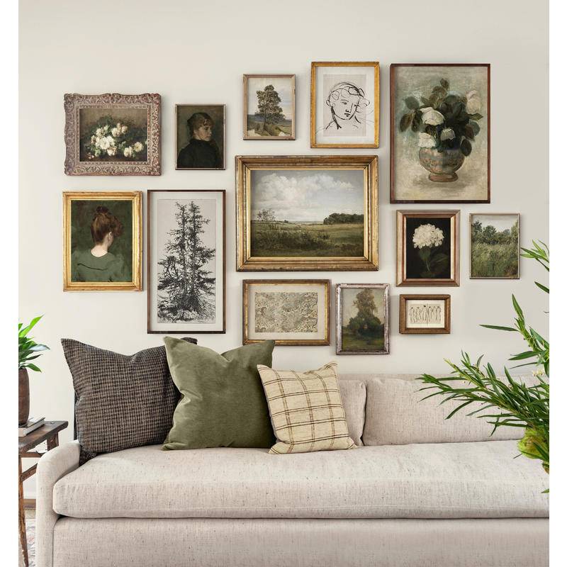 Vintage Gallery French Country Wall Art canvas painting posters ...