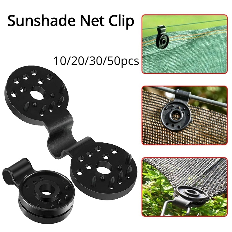 Sunshade Net Clip Greenhouse Shade Cloth Fix Clamp Garden Net Clip