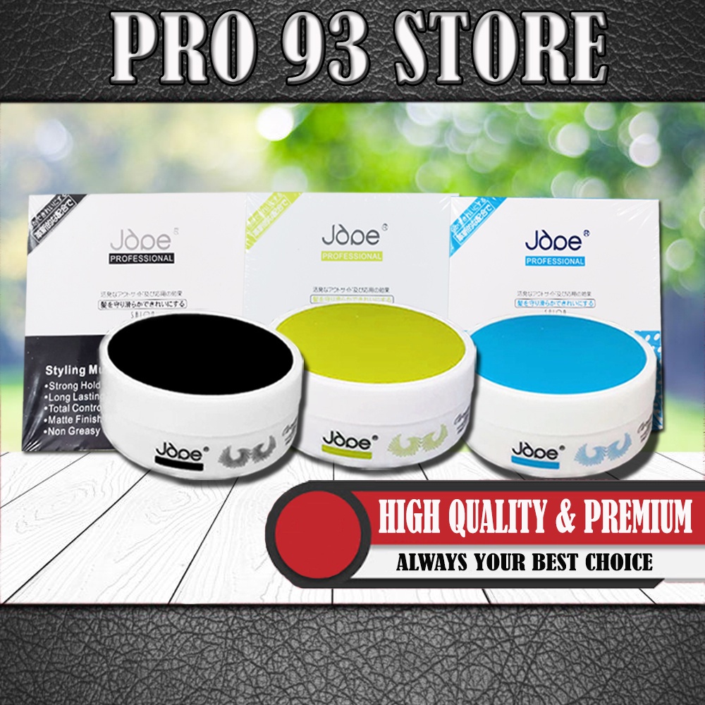 PRO93 JAPAN JOPE Professional Strong Hold Styling Mud Clay Wax 100g