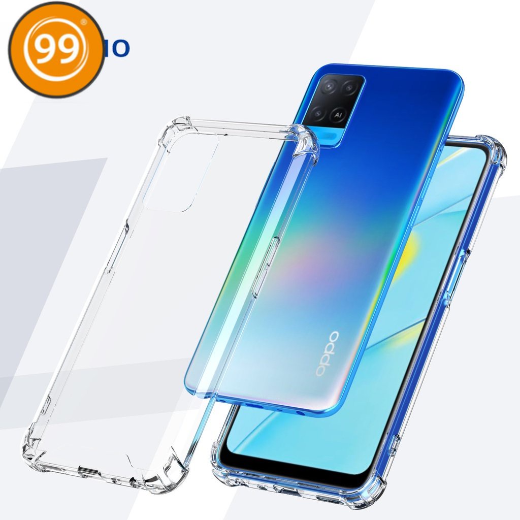 99 Shockproof Clear Phone Case Oppo A98 A78 5g A17 A17k A96 A95 A54 A76