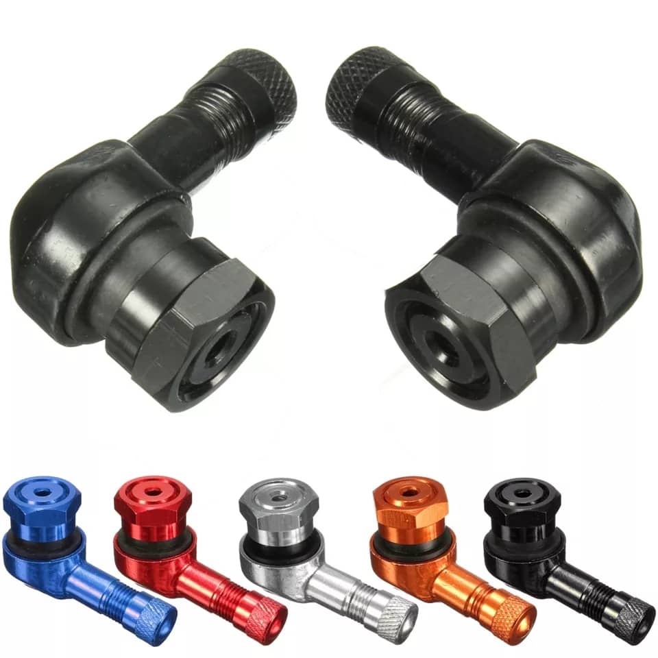 OZVALVE COPPIA VALVOLE RUOTA OZ RACING 90 NERE CNC UNIVERSALI